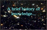 What is our importance in the universe? A brief history of knowledge...