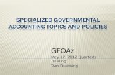 GFOAz May 17, 2012 Quarterly Training Tom Duensing.
