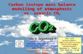 Carbon isotope mass balance modelling of atmospheric vs. oceanic CO 2 Tom V. Segalstad * Geological Museum, Natural History Museum, University of Oslo,