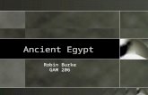 Ancient Egypt Robin Burke GAM 206. Outline o Bibliographies o Game Analysis continued o Egypt.