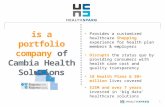Provides a customized healthcare Shopping experience for health plan members & employers Disrupts the status quo by providing consumers with health care.