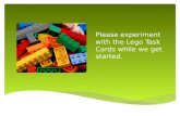 Please experiment with the Lego Task Cards while we get started.