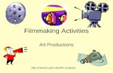 Filmmaking Activities Art Productions .