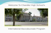Welcome To Chandler High School’s International Baccalaureate Program.