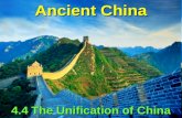 Ancient China 4.4 The Unification of China. Chaos of Warring States leads to New Philosophies Scholars try to restore Social order, Harmony, & Respect.