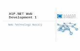 ASP.NET Web Development 1 Web Technology Basics. Browser and server roles Static (stateless) web pages Web Technology Basics #2.