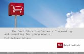 ResearchConferencesPublishingTrade Shows The Dual Education System – Cooperating and competing for young people Prof.Dr.Bernd Hallier Bildbeispiel.