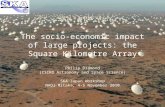 The socio-economic impact of large projects: the Square Kilometre Array Philip Diamond (CSIRO Astronomy and Space Science) SKA Japan Workshop NAOJ Mitaka,