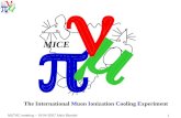 MUTAC meeting – 18-04-2007 Alain Blondel 1   MICE The International Muon Ionization Cooling Experiment.