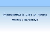 Pharmaceutical Care in Asthma Omotola Morakinyo. FLOW OVERVIEW OF ASTHMA IMPROVING ASTHMA MANAGEMENT INHALER DEVICES SOAP CASE STUDY.