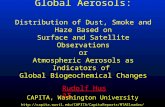 Global Aerosols: Distribution of Dust, Smoke and Haze Based on Surface and Satellite Observations or Atmospheric Aerosols as Indicators of Global Biogeochemical.