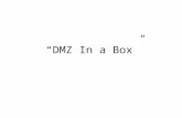 “DMZ In a Box”. What is a DMZ? As a military term As a computing term.