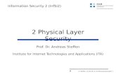 A. Steffen, 22.09.2013, 02-PhysicalLayer.pptx 1 Information Security 2 (InfSi2) Prof. Dr. Andreas Steffen Institute for Internet Technologies and Applications.