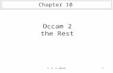 © P. H. Welch1 Occam 2 the Rest Chapter 10. © P. H. Welch2 {{{ occam 2 (the rest!) … ANSI/IEEE 754 floating-point … abbreviations … retyping … VAL OF.