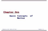 Chapter 1-1Chemistry 120 Online LA Tech Chapter One Basic Concepts of Matter.