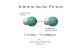 Intermolecular Forces Concept Presentation By: Amarinder Sawhney Jeffrey Ip.