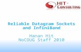 Reliable Datagram Sockets and InfiniBand Hanan Hit NoCOUG Staff 2010.