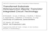 Transferred-Substrate Heterojunction Bipolar Transistor Integrated Circuit Technology M Rodwell, Q Lee, D Mensa, J Guthrie, Y Betser, S Jaganathan, T Mathew,