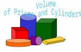 VOLUME = the number of cubic units contained in its interior VOLUME has cubic units Cm 3, ft 3, units 3.
