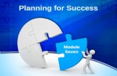 Planning for Success Module Seven. Producing a High Quality Plan: The Essential Components Evidence- Based Focused on Regional Economic Development Aligned.
