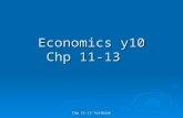Economics y10 Chp 11-13 Chp 11-13 Textbook. What is economics about?  Do you remember the first lessons?  Economics is about l______ r_____ versus U___________.