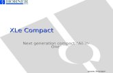 Www.horner-apg.com XLe Compact Next generation compact “All-in-One”
