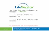 THE LONG TERM CARE UNDERWRITING PROCESS:  UNDERSTANDING FULL UNDERWRITING  MONITORING UNDERWRITING PROCESS FOR AGENT USE ONLY. NOT FOR SOLICITATION PURPOSES.