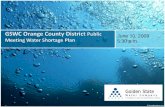 June 10, 2009 5:30 p.m..  Agenda  Background: Frank Heldman, District Manager  Summary of 14.1 Filing: John Garon, Regulatory Affairs Manager  Water.