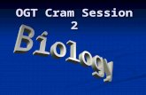 OGT Cram Session 2. Structure of Ecosystems/Levels of Organization Organism – individual living (biotic) thing Organism – individual living (biotic) thing.