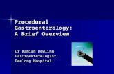 Procedural Gastroenterology: A Brief Overview Dr Damian Dowling Gastroenterologist Geelong Hospital.