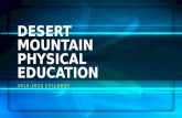 2015-2016 SYLLABUS DESERT MOUNTAIN PHYSICAL EDUCATION.