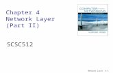 Network Layer 4-1 Chapter 4 Network Layer (Part II) SCSC512.