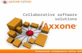 Professional Collaborative Online Software Collaborative software solutions Axxone ®