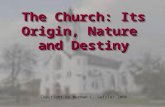 The Church: Its Origin, Nature and Destiny Copyright by Norman L. Geisler 2006.