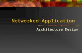 Networked Application Architecture Design. Application Building Blocks Application Software Data Infrastructure Software Local Area Network Server Desktop.