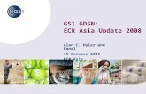 GS1 GDSN: ECR Asia Update 2008 Alan C. Hyler and Panel 15 October 2008 ECR Asia.