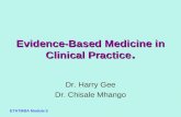 ETATMBA Module 5 Evidence-Based Medicine in Clinical Practice. Dr. Harry Gee Dr. Chisale Mhango.
