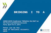 BRIDGING I TO A Peter van de Ven Head of National Accounts, OECD IARIW-OECD Conference “W(h)ither the SNA” on the Future of National Accounts Paris, April.