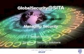 Joseph Ferracin Director IT Security Solutions GlobalSecurity @SITA Managing Security.