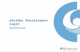 ESciDoc Persistence Layer Architecture. Page Overview 1.General eSciDoc architecture 2.Business Layer Excursion 3.Persistence Layer 4.Transformation to.