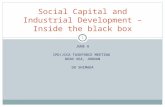 JUNE 6 IPD/JICA TASKFORCE MEETING DEAD SEA, JORDAN GO SHIMADA Social Capital and Industrial Development – Inside the black box 1.
