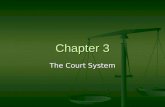 Chapter 3 The Court System. The Right to a Jury Trial Jury Jury Why would someone want this? Why would someone want this? Bench Trial Bench Trial Held.