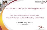 1 Customer LifeCycle Management SM Tap into YOUR hidden potential with DPS PerfectCircle Suite of Marketing Capabilities.