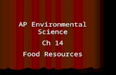 AP Environmental Science Ch 14 Food Resources © Brooks/Cole Publishing Company / ITP.