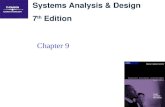 Systems Analysis & Design 7 th Edition Chapter 9.