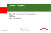 CMHC Report Technical Research Committee CHBA March 3, 2010.