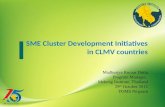SME Cluster Development Initiatives in CLMV countries Madhurjya Kumar Dutta Program Manager, Mekong Institute, Thailand 29 th October 2012 YGMS Program.