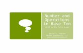 Number and Operations in Base Ten CCSSM in the Fifth Grade Oliver F. Jenkins MathEd Constructs, LLC .