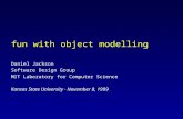 Fun with object modelling Daniel Jackson Software Design Group MIT Laboratory for Computer Science Kansas State University · November 8, 1999.