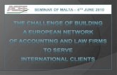 Seminar of Malta – 4 th June 2010 2  Culture and economic factors  Legal aspects :  Contract law  Employment law  Intellectual property  Funding.